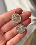 Silver Zodiac Coin Charm