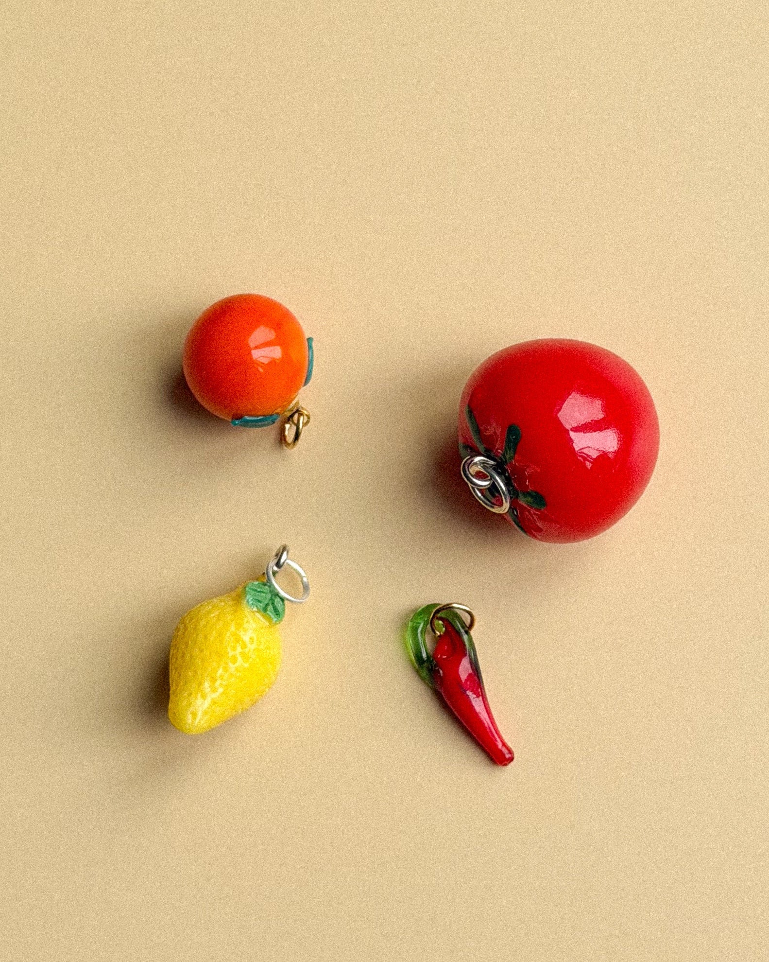 Glass Chili Charm
