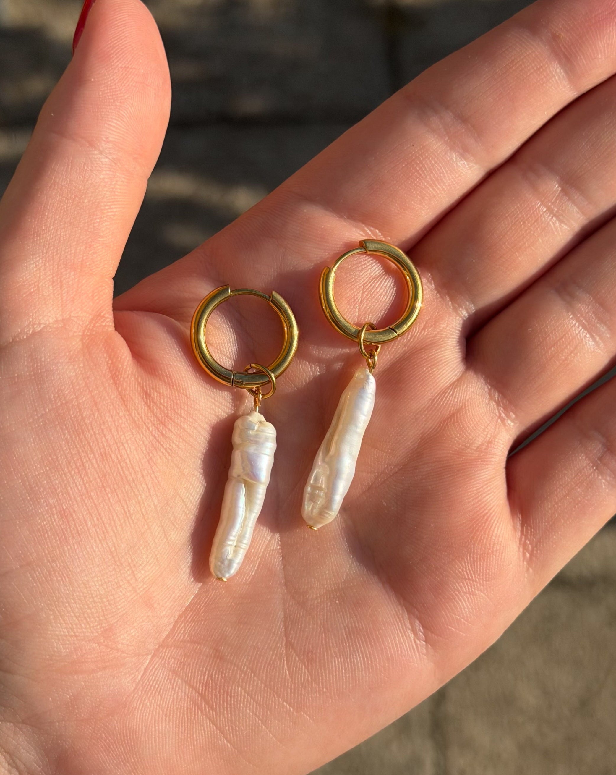 Stick Pearl Charm