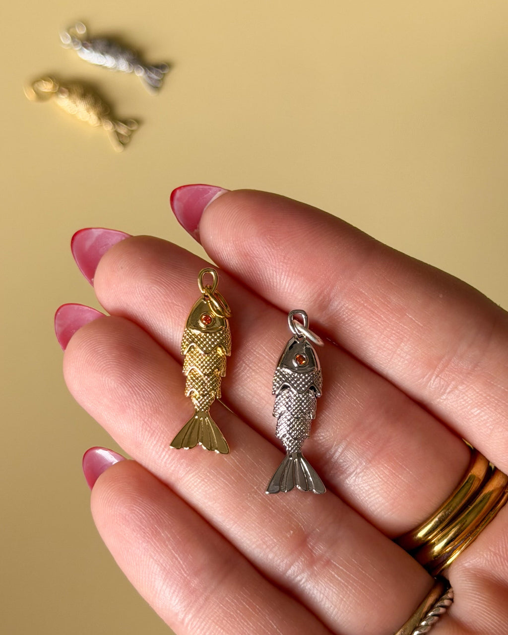 Wiggly Fish Charm