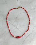 Red Fish Bead Necklace