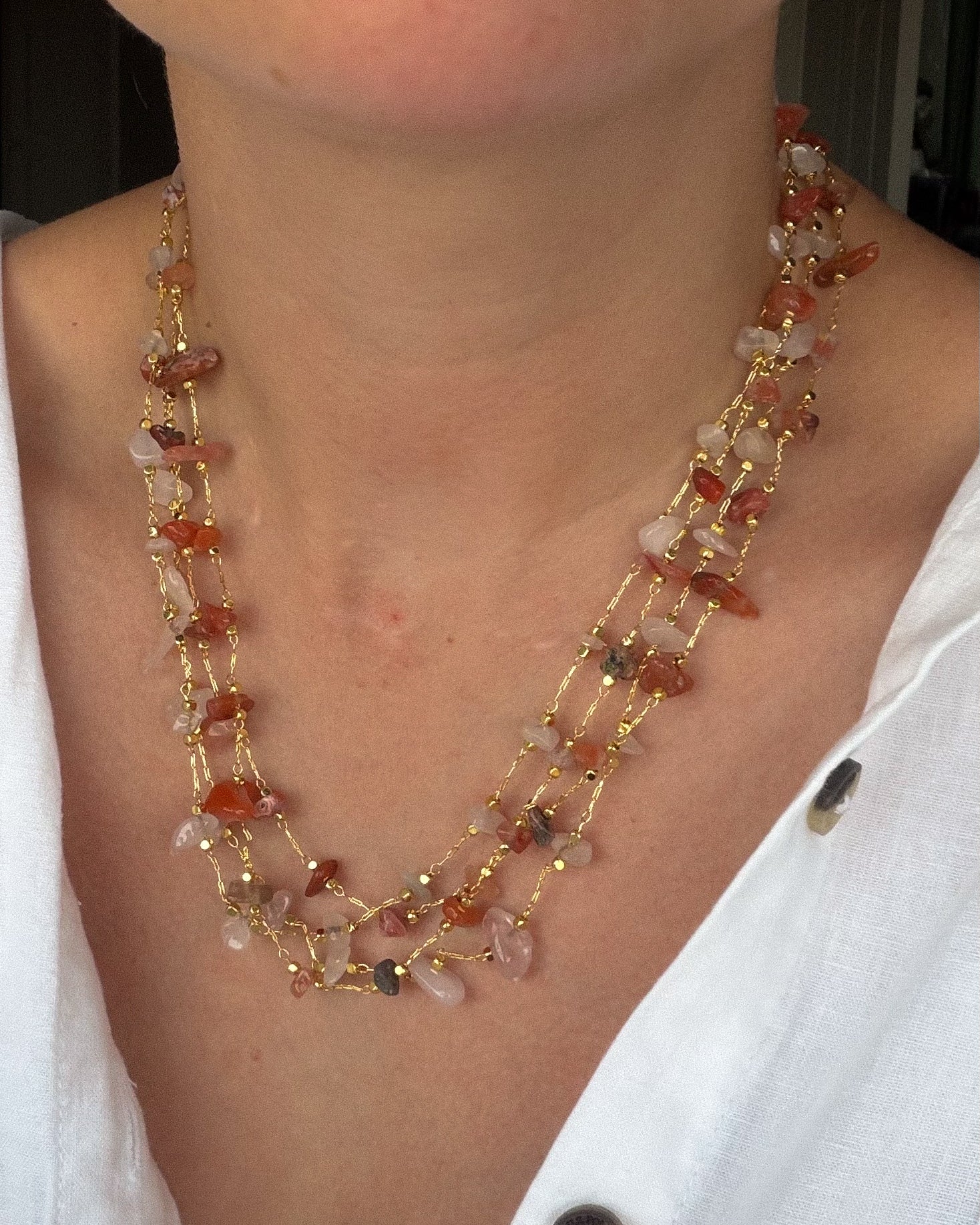 Gemstone Rosary Chain