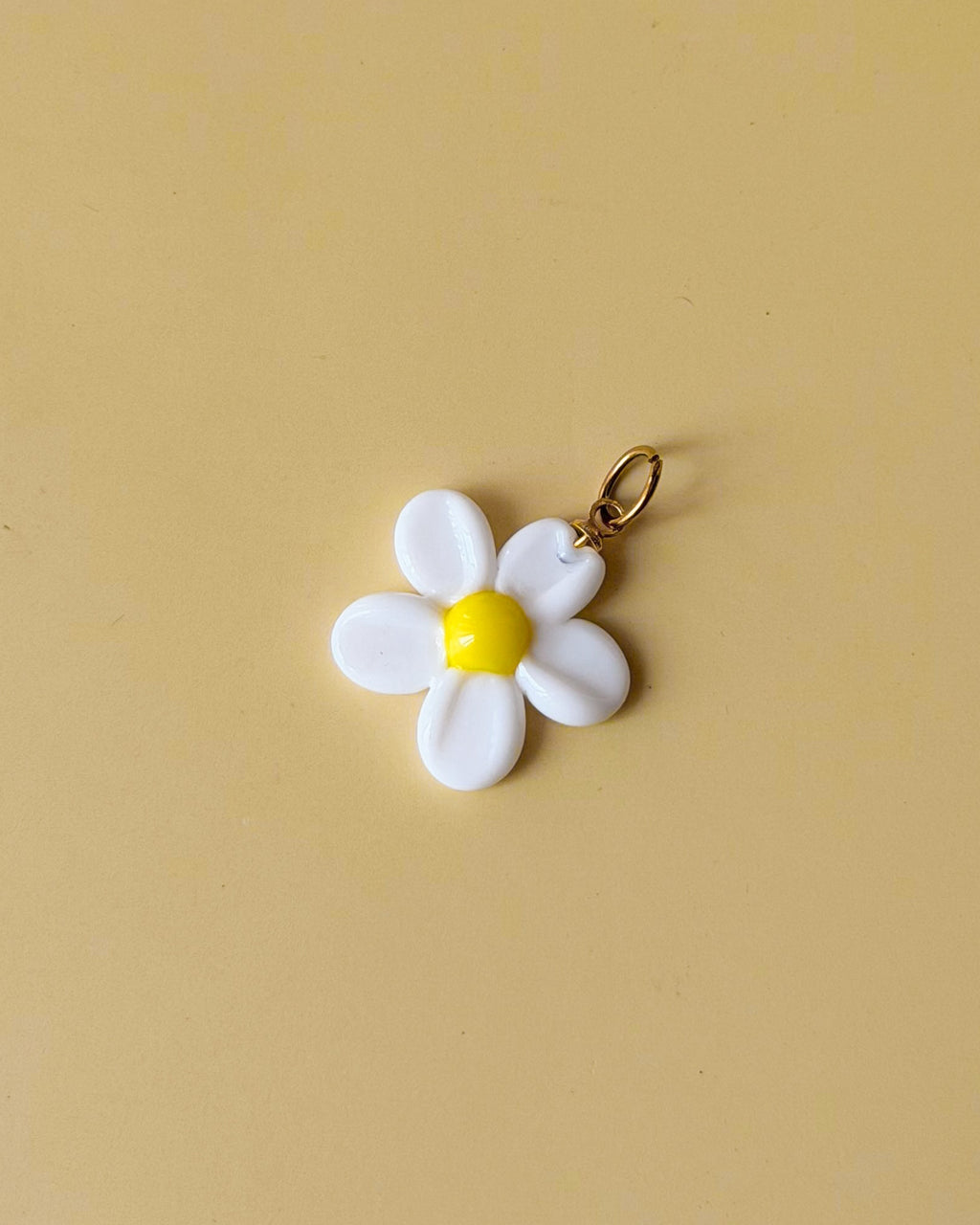 Glass Daisy Charm