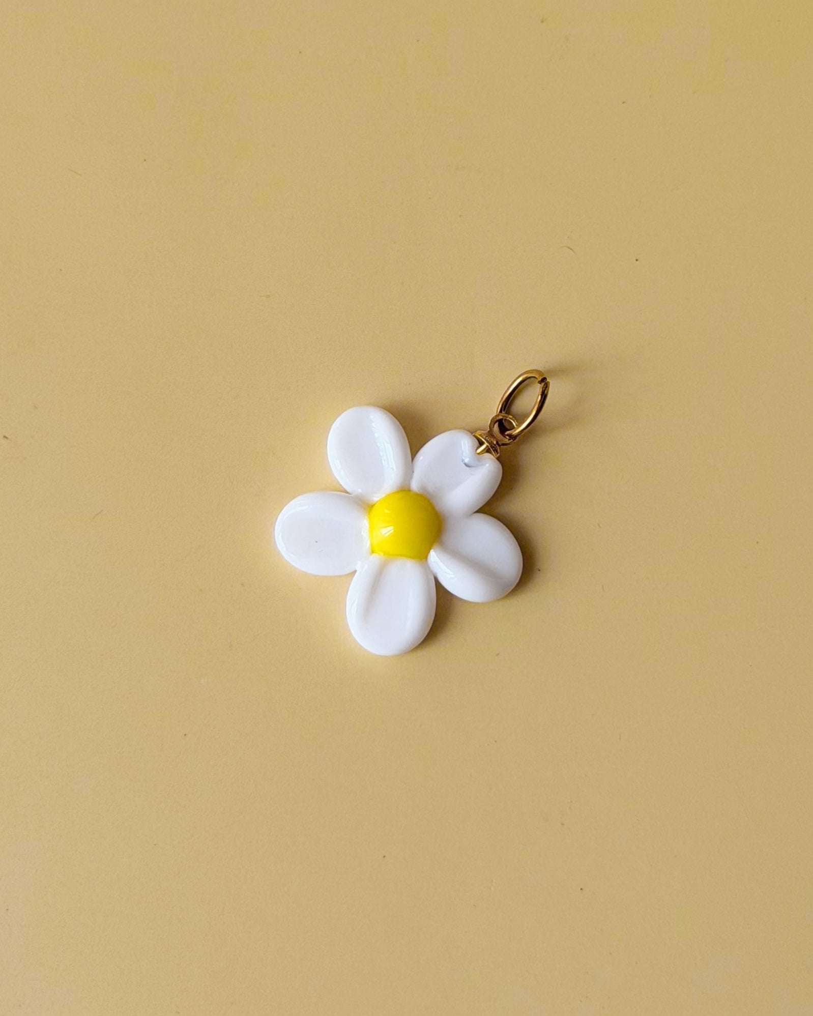 Glass Daisy Charm